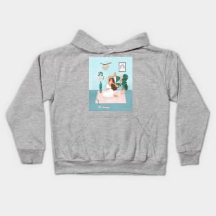 Yoga girl Kids Hoodie